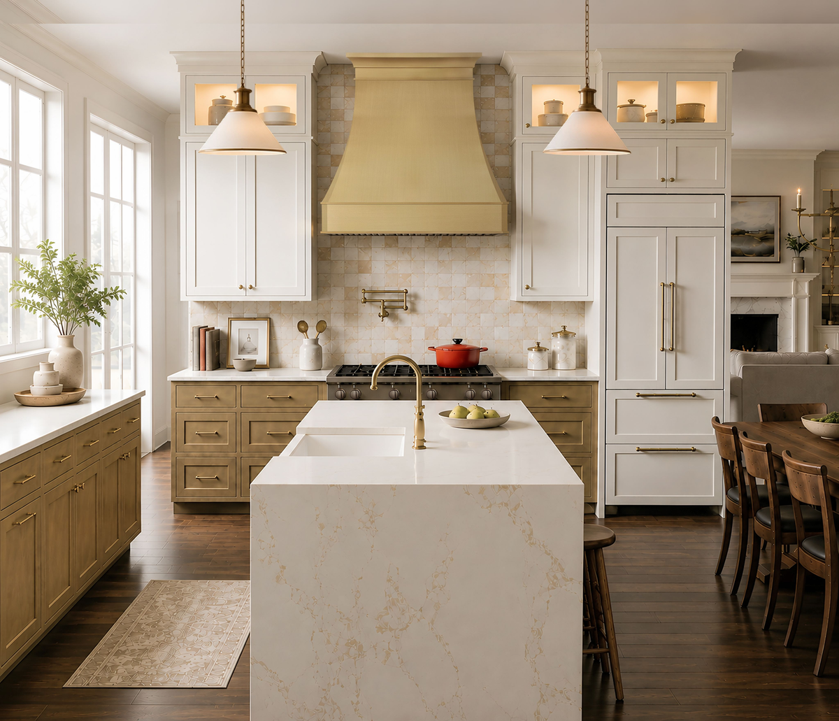 Brass Range Hoods
