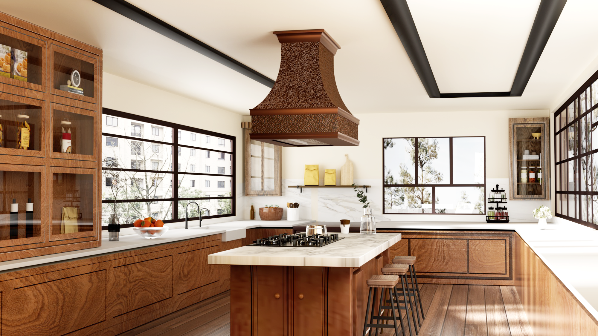Copper Range Hoods