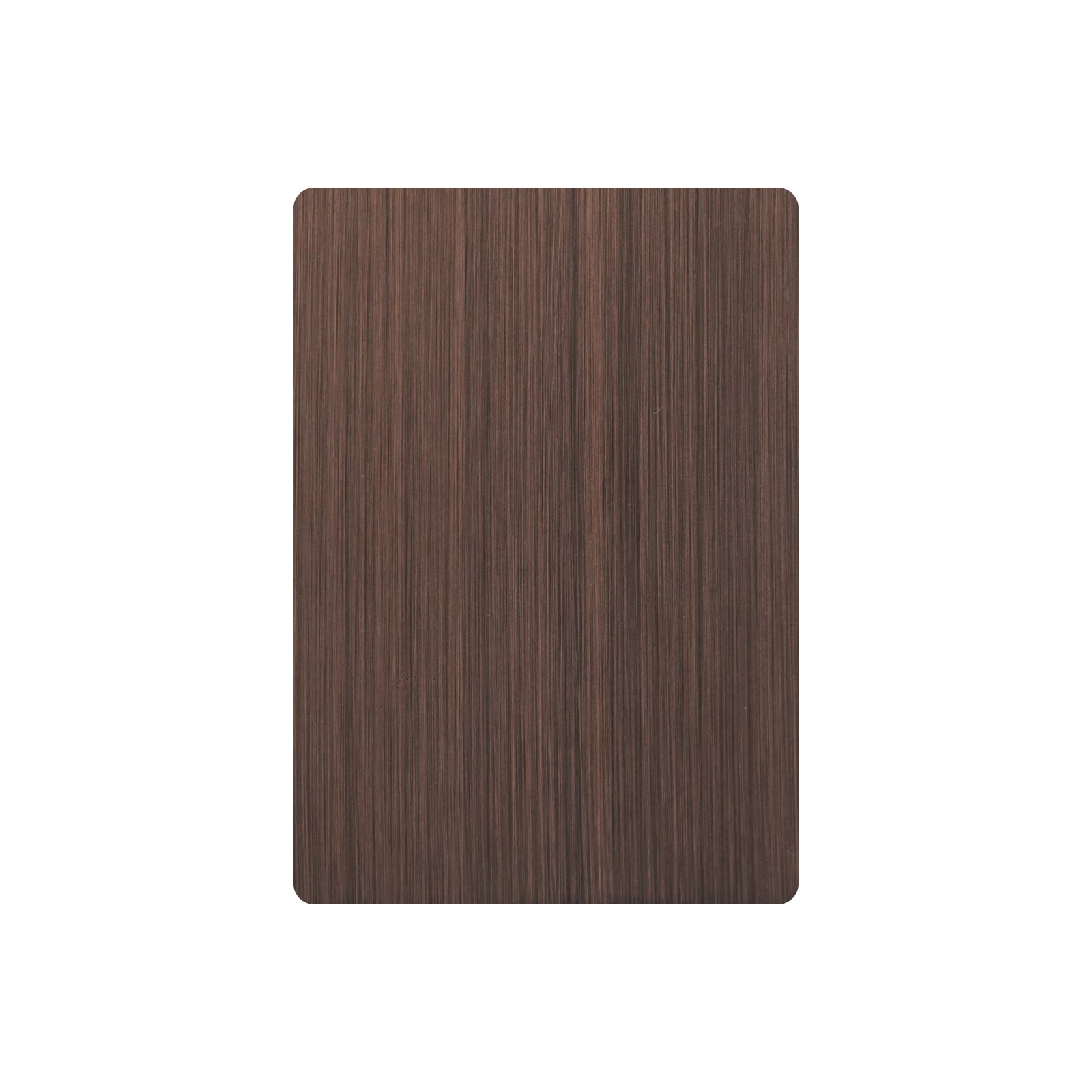 CKH antique copper smooth finish sample for range hoods, featuring sleek vintage metallic texture.
