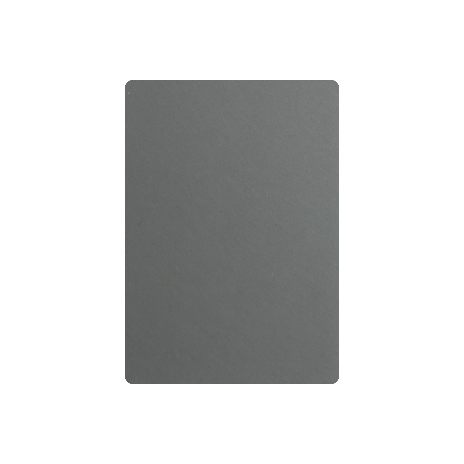 CKH natural zinc finish sample for range hoods, featuring authentic metallic texture.