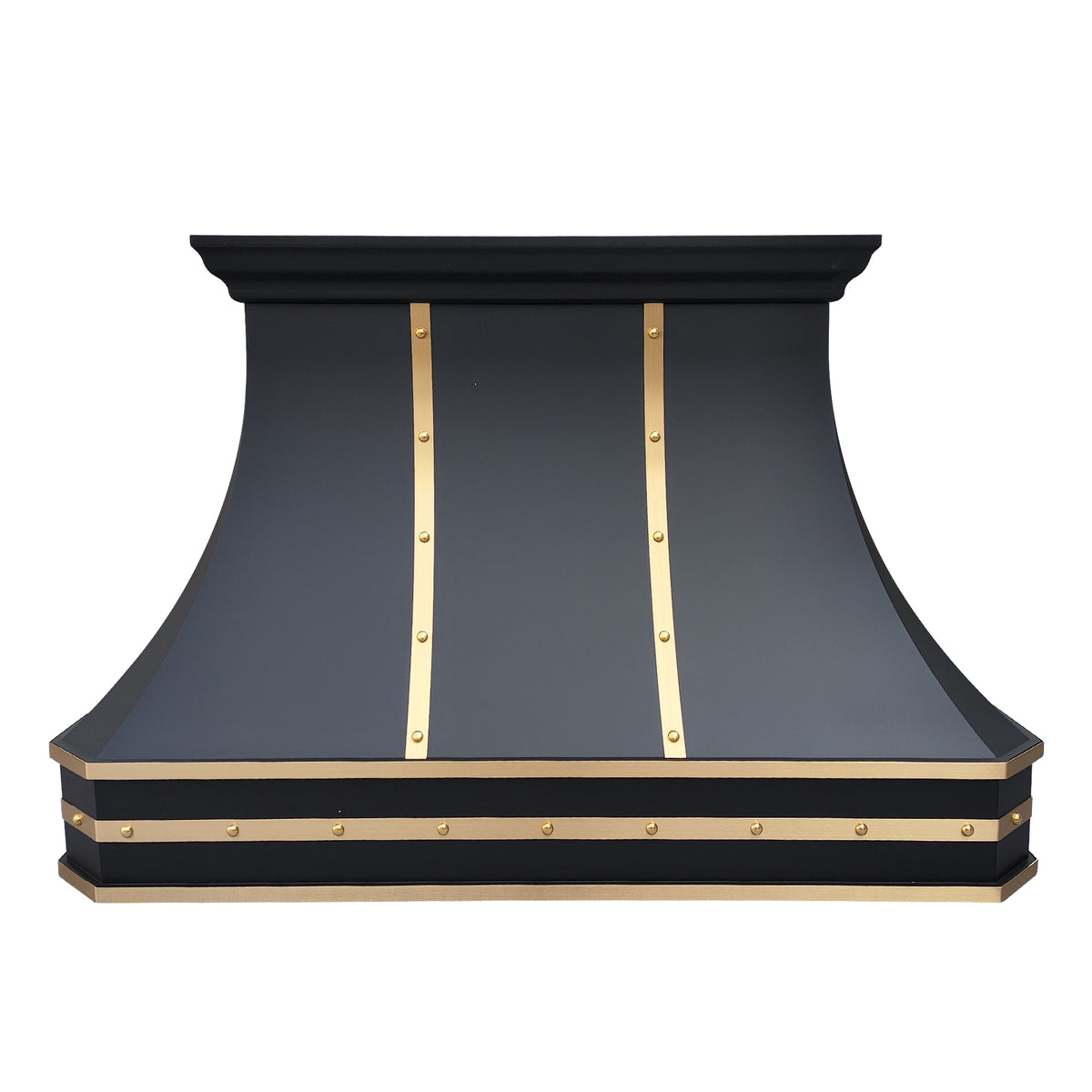CKH black stainless steel range hood showcase modern luxury design crafted for elegant kitchen aesthetics
