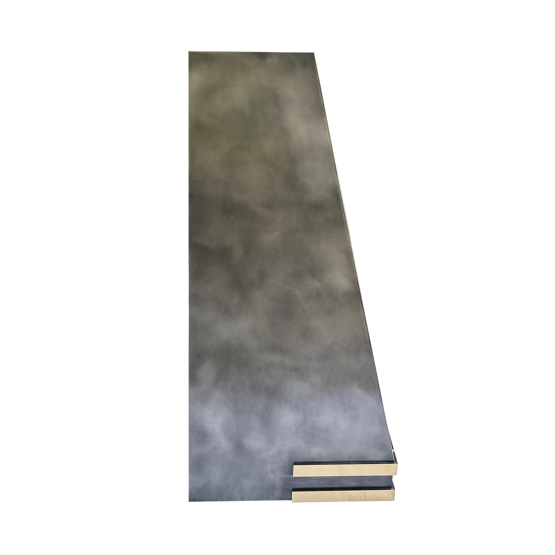 custom non-directional zinc kitchen range hood