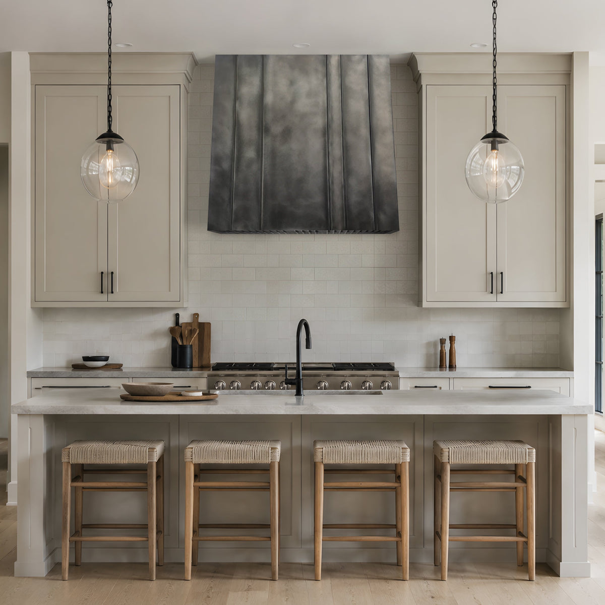 CKH Premium Zinc Wall-Mounted Custom Kitchen Hoods CKH-Z06