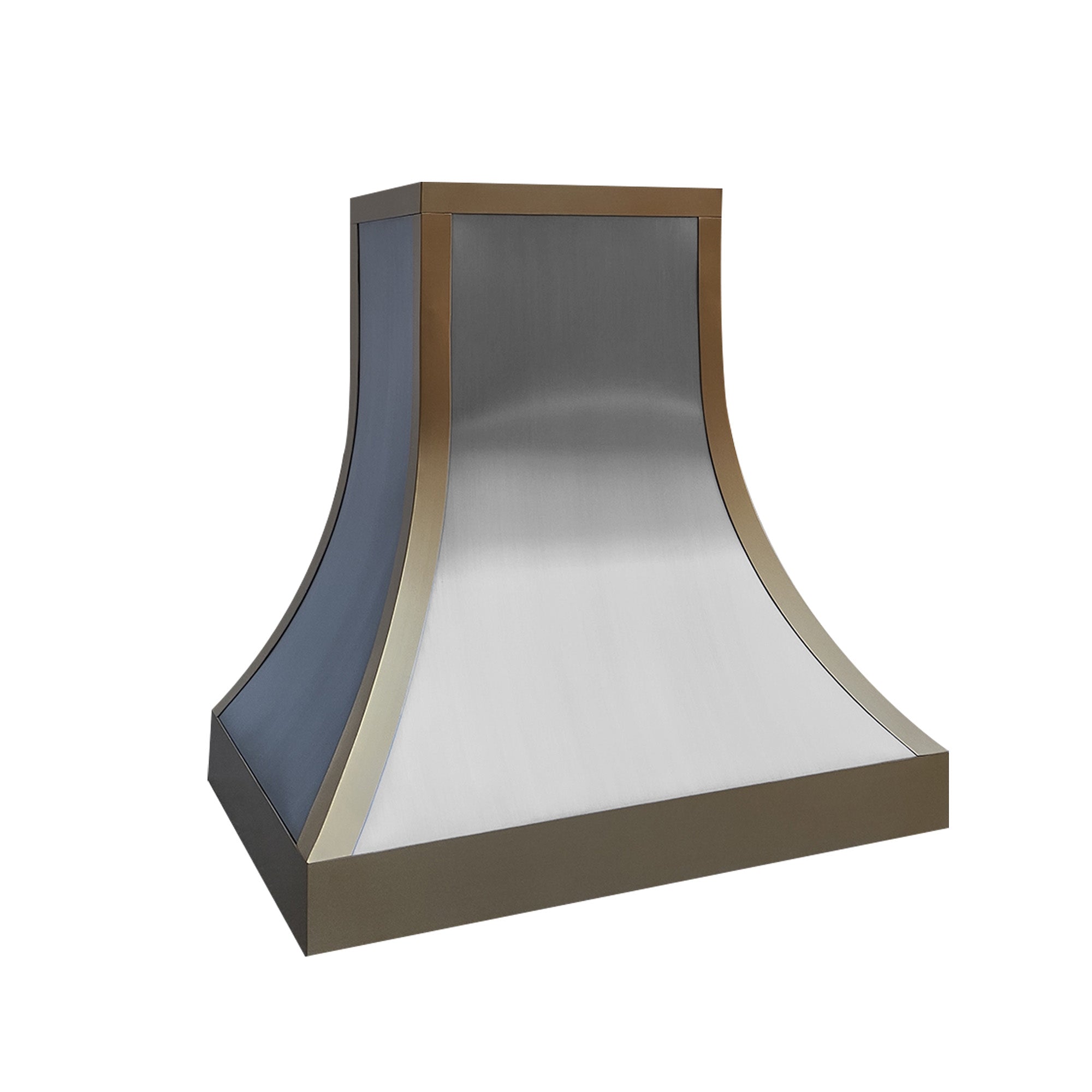 Decorative wall-mounted shelf with a curved design on a white background