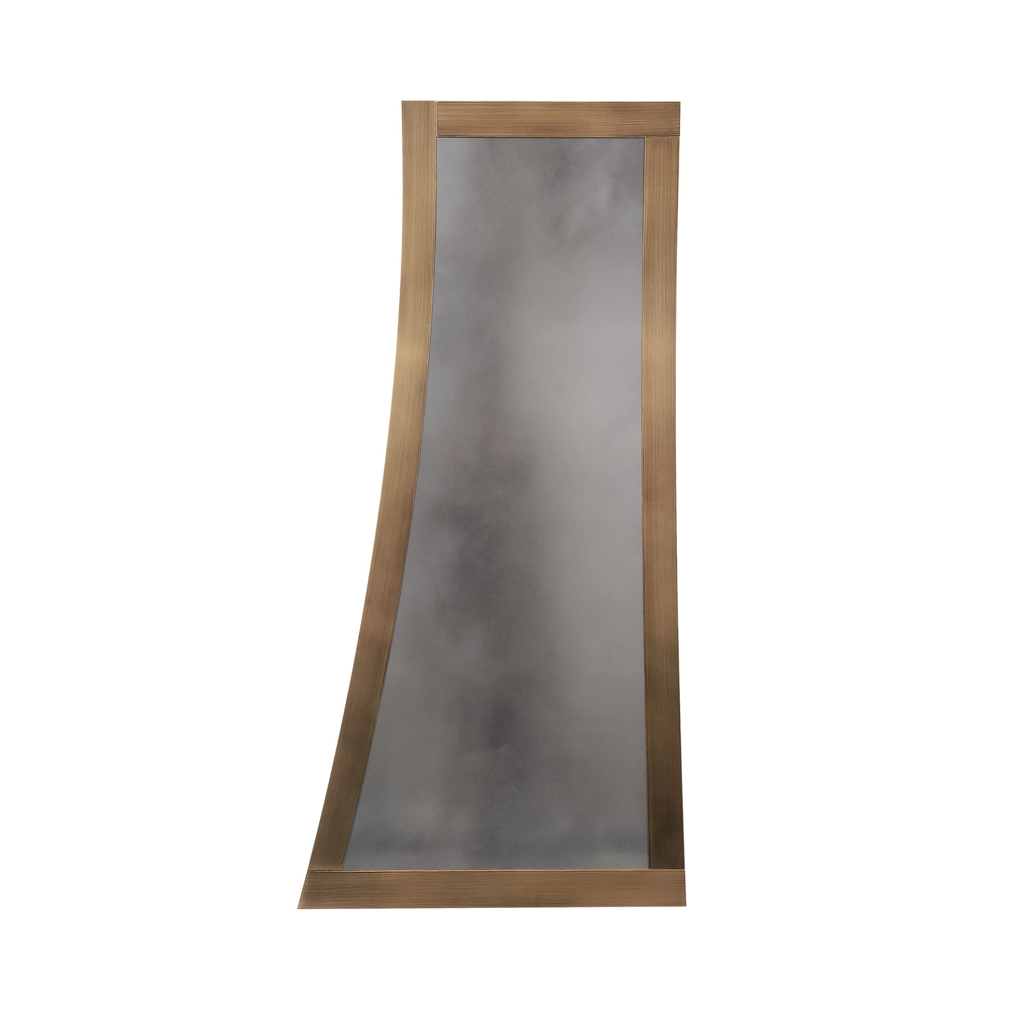 CKH vintage zinc range hood with brass accents, showcasing classic kitchen ventilation design.