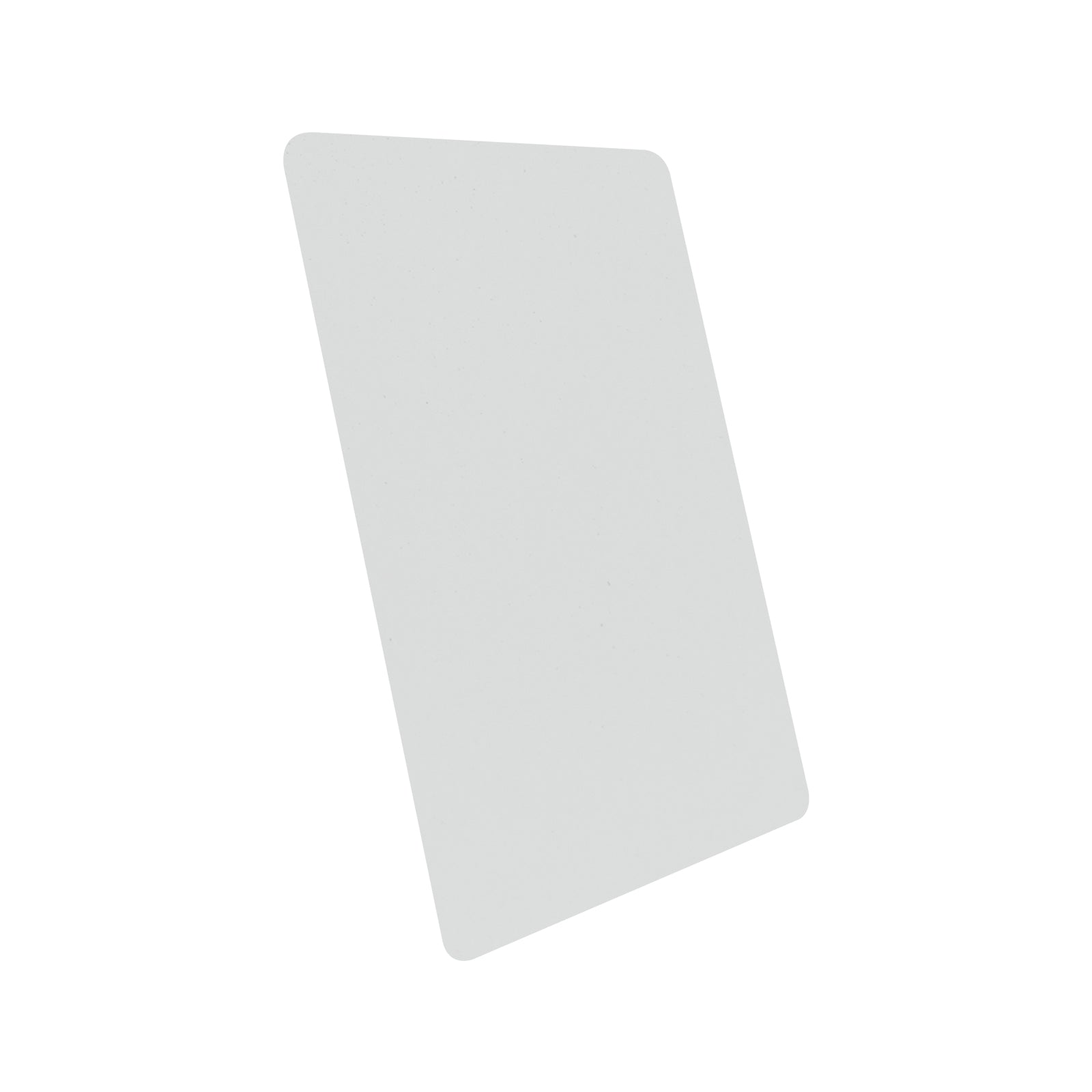 CKH white stainless steel finish sample for range hoods, featuring clean modern metallic texture.