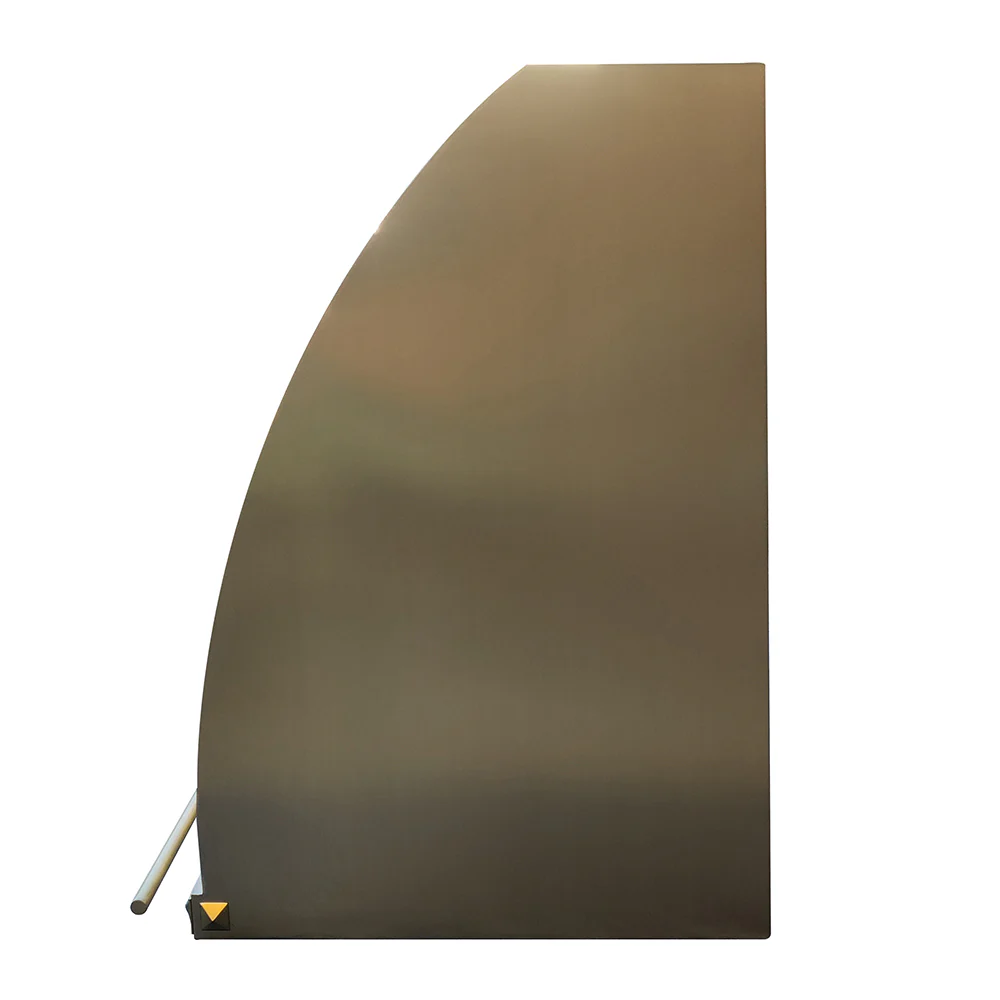 Kitchen brass range hood with luxury custom design