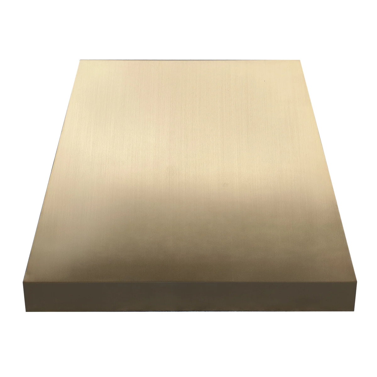 custom trapezoid brushed kitchen range hood