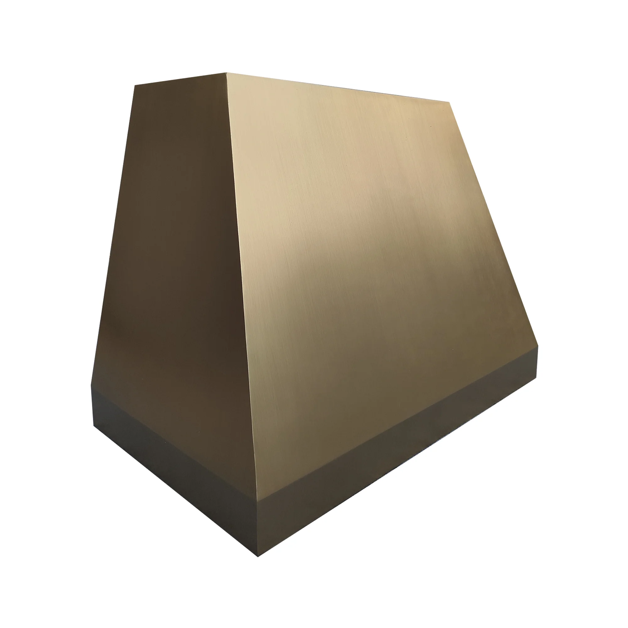 custom brushed kitchen range hood