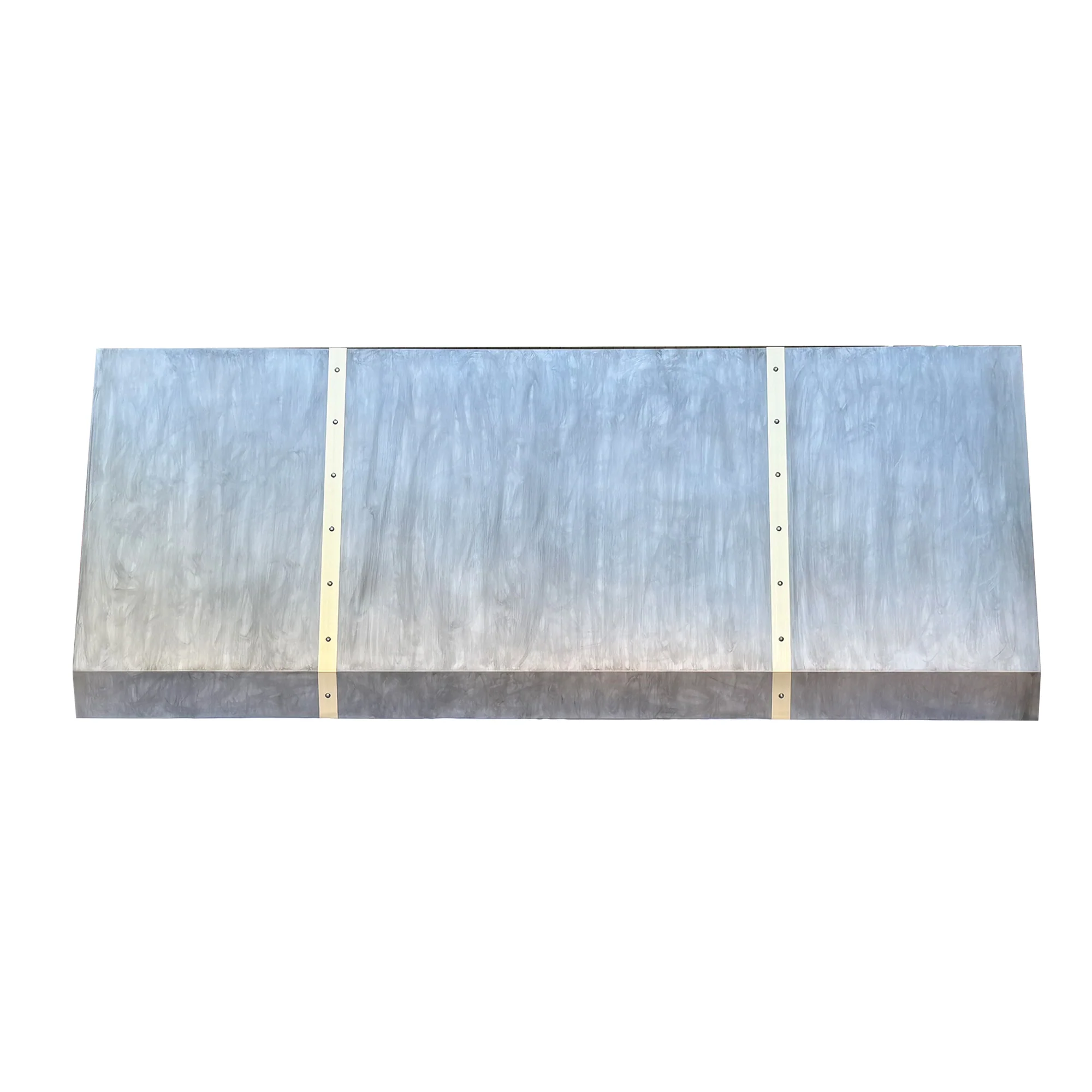 handmade wall-mounted zinc range hood 