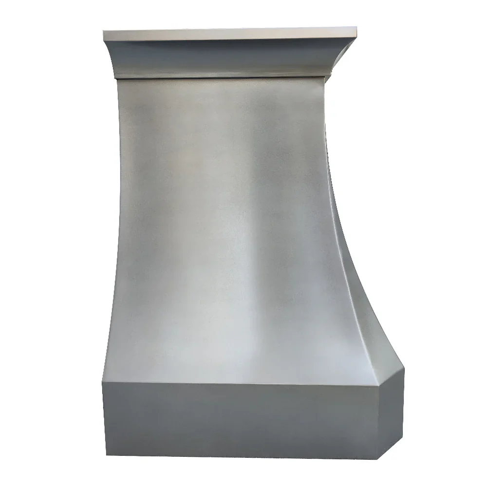 Zinc wall-mounted built in range hood 900 CFM touch control