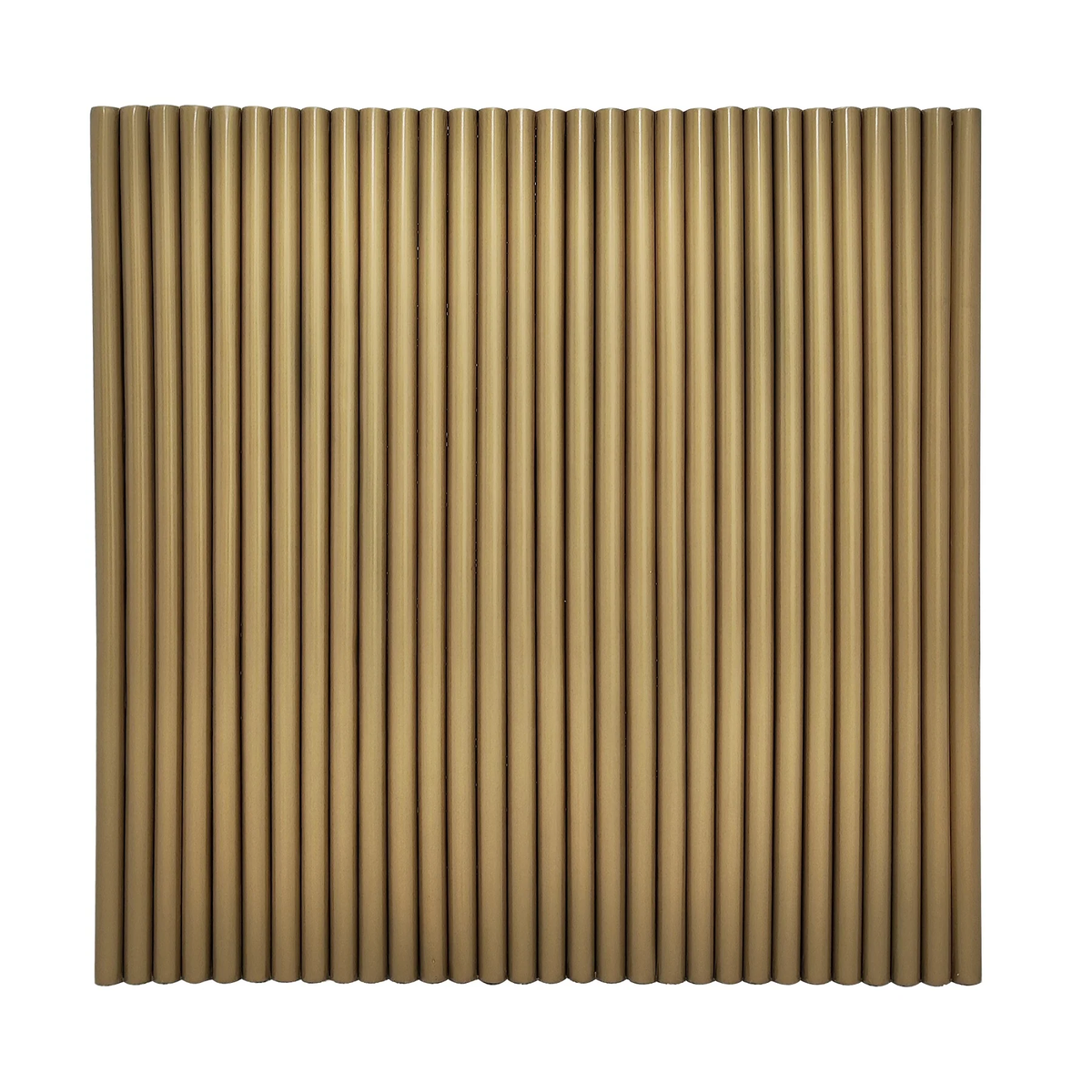 kitchen brass wall-mounted range hood in modern kitchen